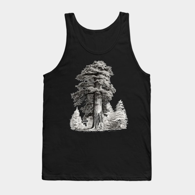 Wild Pine Forest - Embrace Nature's Majesty Tank Top by Artisan Design 